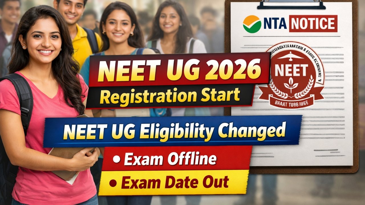 NEET UG Exam 2026 Registration