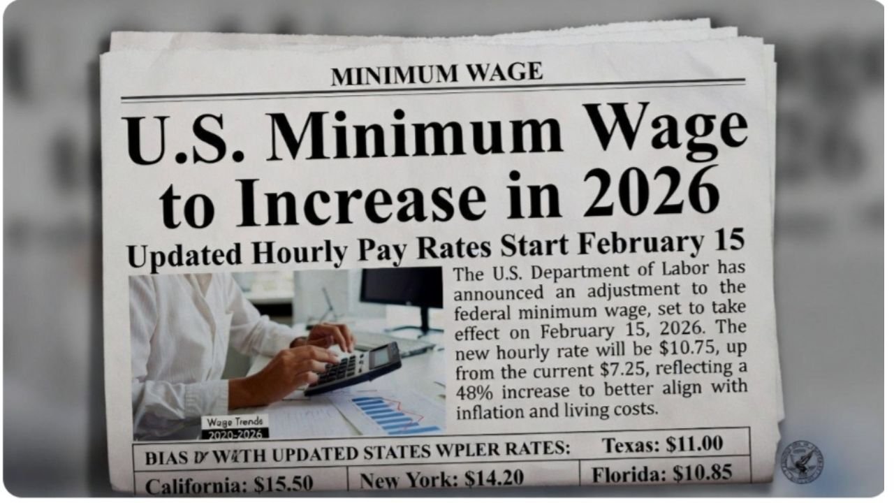 USA Minimum Wage Increased in 2026
